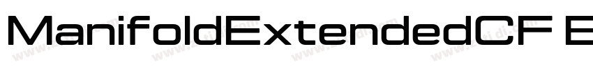 ManifoldExtendedCF B字体转换